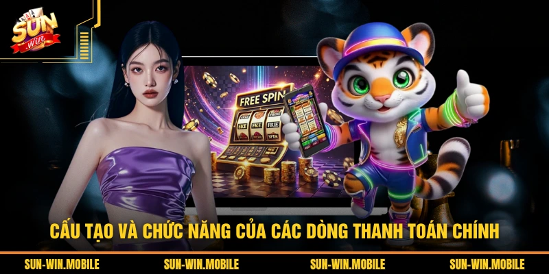 Cấu tạo và chức năng của các dòng thanh toán chính