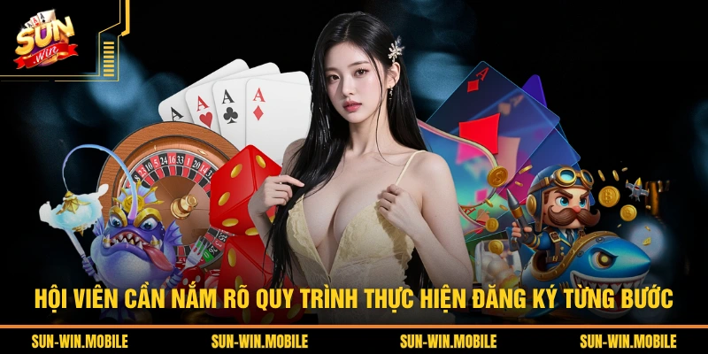 Hội viên cần nắm rõ quy trình thực hiện đăng ký từng bước