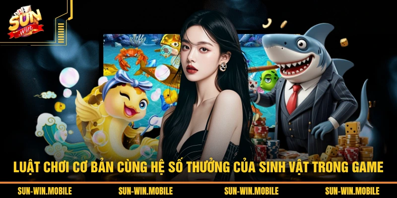 Luật chơi cơ bản cùng hệ số thưởng của sinh vật trong game