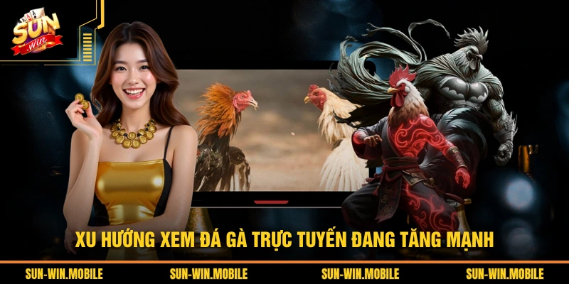 Xu hướng xem đá gà trực tuyến đang tăng mạnh